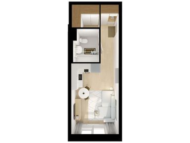 Студия 25.40 кв.м, Томилинский бульвар, 7 552 944 руб.