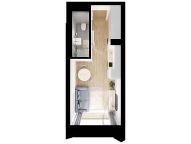 Студия 20.50 кв.м, Матвеевский парк, 16 863 300 руб.