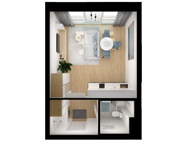 Студия 25.30 кв.м, Кузьминский лес, 10 243 970 руб.