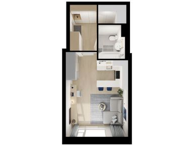Студия 31.90 кв.м, Середневский лес, 8 871 390 руб.
