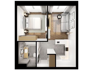 1-комнатная 35.00 кв.м, Holland park, 23 058 000 руб.