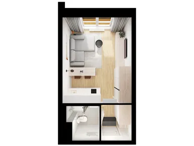 Студия 19.70 кв.м, Яуза парк, 9 897 122 руб.