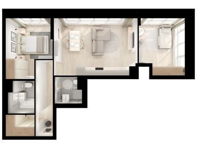 2-комнатная 58.80 кв.м, Кутузовский квартал, 35 238 840 руб.