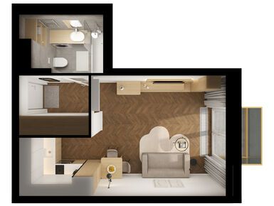 Студия 29.10 кв.м, Кронштадтский 9, 17 244 660 руб.