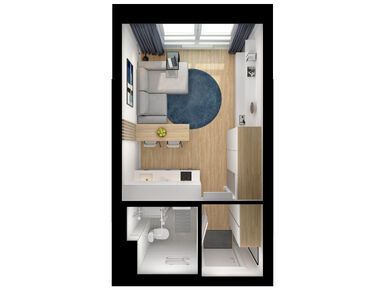 Студия 19.70 кв.м, Кузьминский лес, 9 162 470 руб.