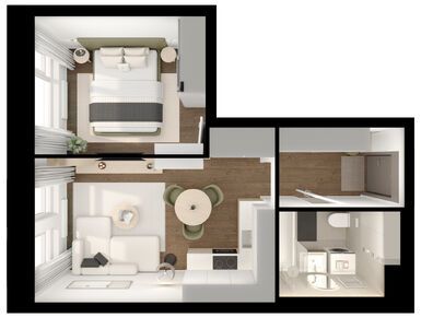 1-комнатная 33.10 кв.м, Строгино 360, 17 556 240 руб.