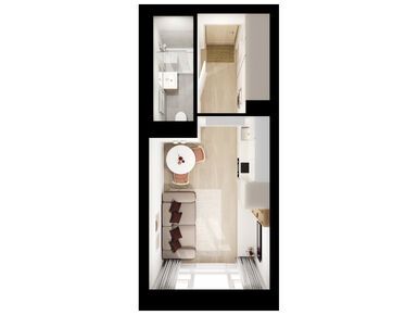 Студия 19.90 кв.м, Нарвин, 12 604 660 руб.