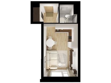 Студия 21.60 кв.м, Бусиновский парк, 12 424 320 руб.