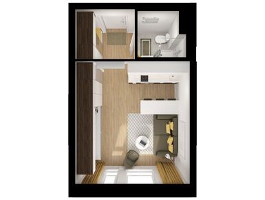 Студия 23.50 кв.м, Кузьминский лес, 10 210 750 руб.