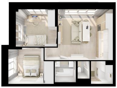 2-комнатная 49.80 кв.м, Кутузовский квартал, 29 491 560 руб.