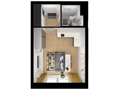 Студия 23.30 кв.м, Кузьминский лес, 9 970 070 руб.