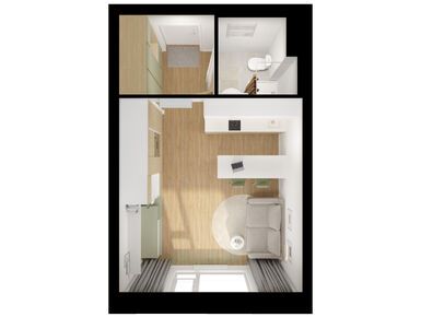 Студия 23.70 кв.м, Ярославский квартал, 7 412 601 руб.