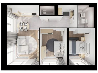 2-комнатная 61.90 кв.м, Vangarden, 36 440 530 руб.