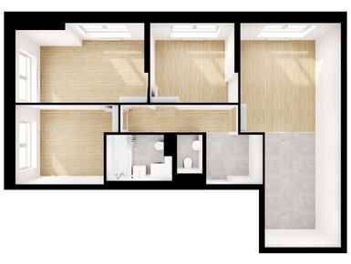 3-комнатная 71.10 кв.м, Кронштадтский 14, 33 914 700 руб.