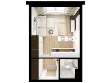 Студия 23.60 кв.м, Бусиновский парк, 12 687 360 руб.