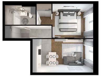 1-комнатная 39.80 кв.м, Holland park, 22 272 876 руб.