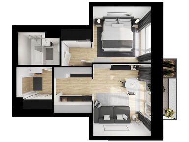 1-комнатная 37.10 кв.м, Плеханова 11 , 19 262 320 руб.