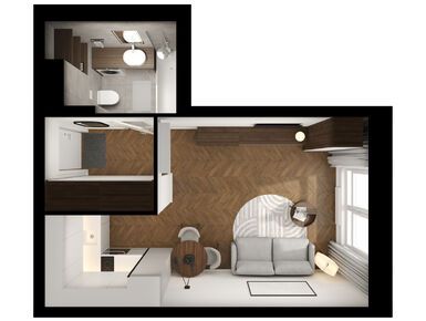 Студия 28.50 кв.м, Кронштадтский 9, 16 897 650 руб.