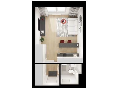 Студия 24.40 кв.м, Томилинский бульвар, 8 122 760 руб.