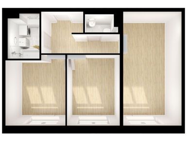 2-комнатная 52.70 кв.м, Полярная 25, 20 500 300 руб.