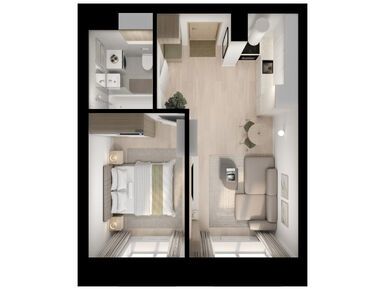 1-комнатная 34.60 кв.м, Полар, 17 528 360 руб.