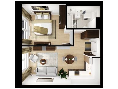 1-комнатная 35.91 кв.м, Первый Дубровский, 21 420 315 руб.