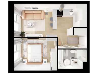 1-комнатная 35.90 кв.м, Томилинский бульвар, 9 409 569 руб.