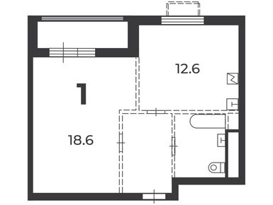 1-комнатная 41.90 кв.м, Жилой дом «Никитинская ул., д. 21, к. 3», 17 753 768 руб.