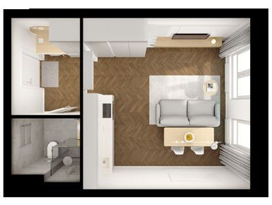 Студия 26.60 кв.м, Кронштадтский 9, 15 148 700 руб.