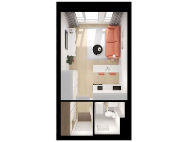 Студия 21.10 кв.м, Ярославский квартал, 6 667 600 руб.