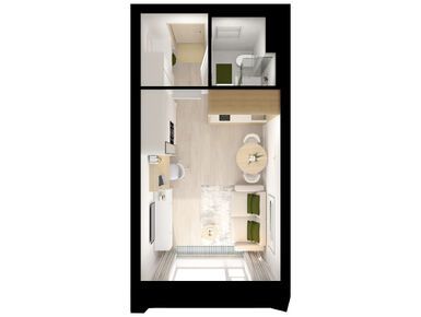 Студия 21.40 кв.м, Мичуринский парк, 15 887 360 руб.