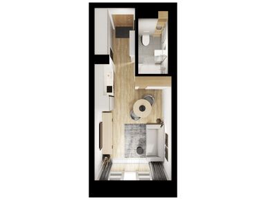 Студия 20.60 кв.м, Москворечье, 12 568 060 руб.