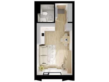 Студия 21.30 кв.м, Бусиновский парк, 12 575 520 руб.