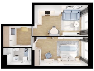 1-комнатная 44.10 кв.м, Ярославский, 12 321 540 руб.