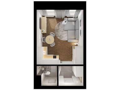 Студия 25.10 кв.м, Полар, 11 744 290 руб.