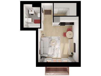 Студия 29.20 кв.м, Кавказский бульвар 51, 13 688 960 руб.