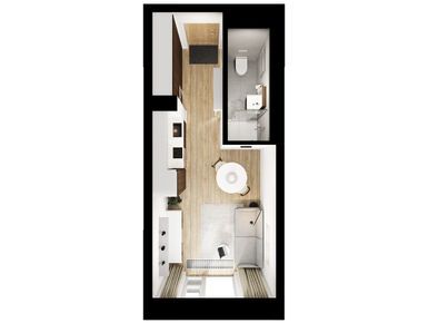 Студия 19.10 кв.м, Москворечье, 13 205 740 руб.