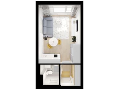 Студия 21.00 кв.м, Ярославский квартал, 6 898 500 руб.