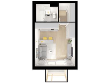 Студия 24.40 кв.м, Ярославский квартал, 7 720 160 руб.