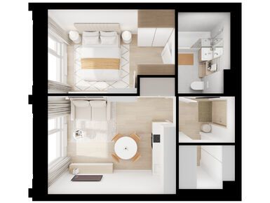 1-комнатная 34.40 кв.м, Алтуфьевское 53, 15 249 520 руб.