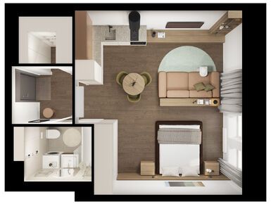 Студия 39.70 кв.м, Строгино 360, 20 830 590 руб.