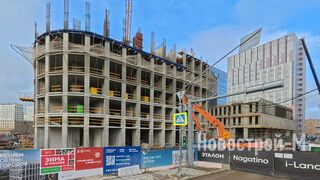 Панорама жилого острова «Нагатино Ай-Лэнд» в Даниловском районе