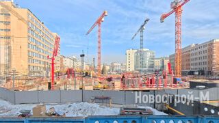 Панорама жилого комплекса  «Татарская 35» в районе Замоскворечье