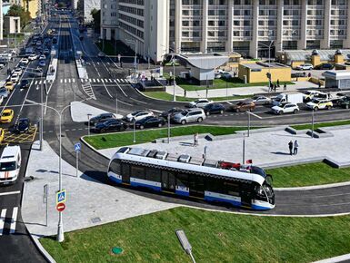 Открыто движение трамваев по проспекту Академика Сахарова