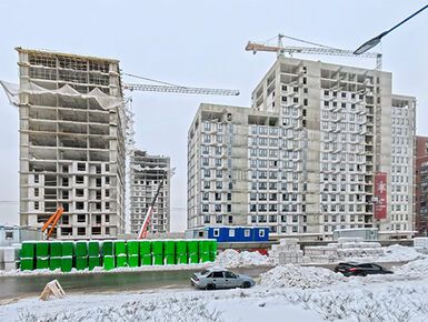 Панорама жилого района «Прокшино» в Новой Москве