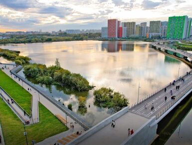 Между Некрасовкой и Люберцами появился пешеходный мост