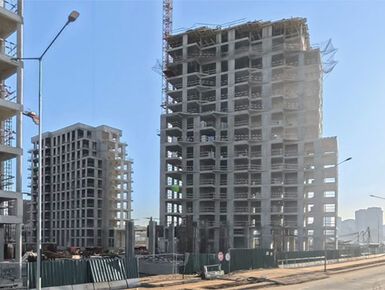 Панорама Клубного города на реке «Примавера» в Покровском-Стрешнево