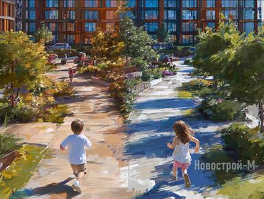 Сценарии детства: как в ЖК появляются горки-водопады, скалодромы, холм-амфитеатр, пиксельный город и не только