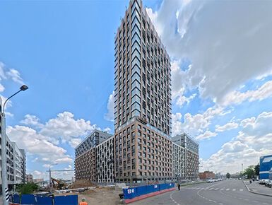 Панорама жилого квартала «LIFE-Варшавская» в районе Москворечье-Сабурово