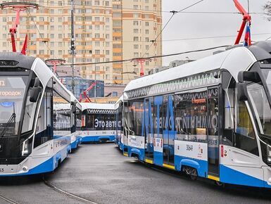 В столице появился первый трамвайный диаметр